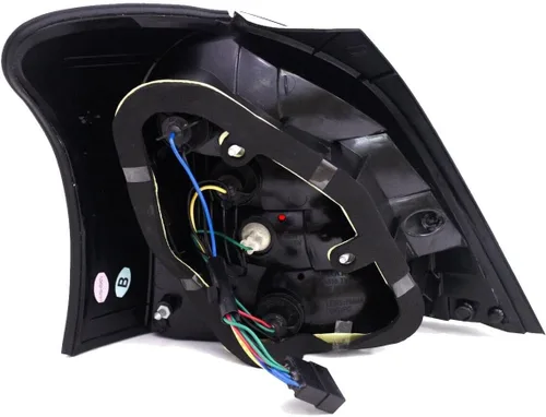 Miniatura 3 de Par de luces traseras LED de freno trasero negro compatible con Yaris Hatchback 2006 2007 2008
