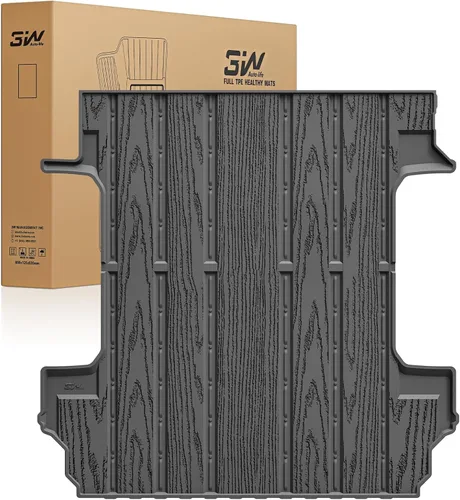 Miniatura 9 de 3W Alfombrillas de piso para Chevy Equinox 2018-2023 2024/Alfombrillas de piso GMC Terrain, TPE para todo clima con ajuste personalizado