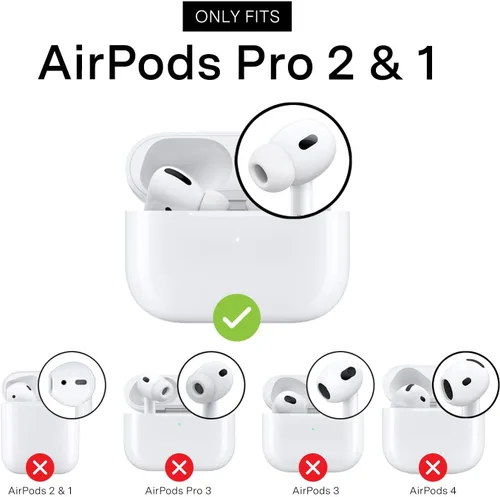 Miniatura 2 de Velvet Caviar Compatible with AirPods Pro Case 2nd and 1st Generation - Cute Protective Hard Cover for Women - Blue Aquamarine Polka Dot