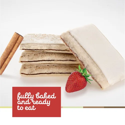 Miniatura 5 de Katz sin gluten Snacks Variedad de pasteles tostados de fresa y canela. Comida para el desayuno o saludable en cualquier momento, sin lácteos
