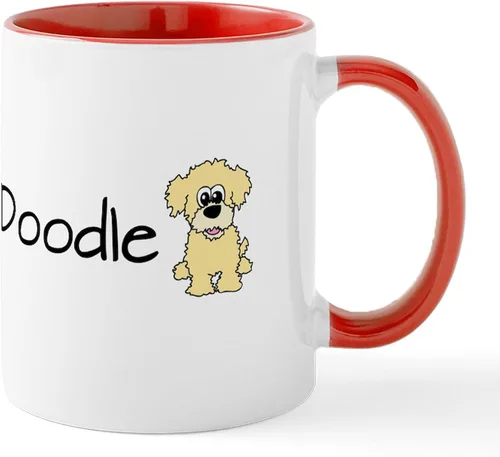 Miniatura 11 de CafePress I Love My Doodle Mugs - Taza de café de cerámica, taza de té, 11 onzas