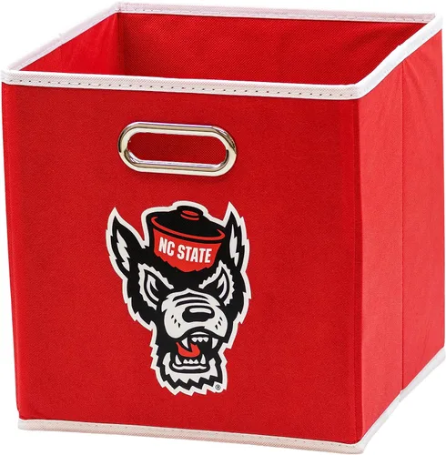 Miniatura 11 de Franklin Sports Cubos de almacenamiento de tela del equipo universitario de la NCAA hechos para adaptarse a organizadores de almacenamiento