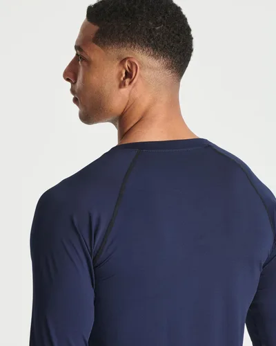 Miniatura 3 de Real Essentials Paquete de 4 camiseta de compresión de manga larga para hombre para clima frío (disponible en tallas grandes y altas)