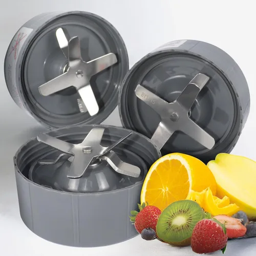 Miniatura 10 de Cuchilla de repuesto compatible con licuadora NutriBullet serie Pro 600 w/900 W, incluye anillo de sellado de junta, piezas de repuesto NutriBullet