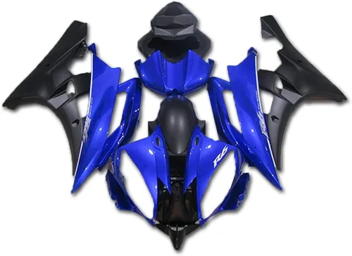 Miniatura 18 de Nardo gris carenado apto para Yamaha 2006 2007 YZF R6 inyección ABS plásticos carrocería kit cuerpo cuerpo cuerpo trabajo 06 07 YZF-R6