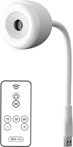 Miniatura 8 de Proyector de luz nocturna de luna, lámpara de proyector USB con 3 modos LED ambientales, control remoto, luz nocturna, dormitorio, sala de estar