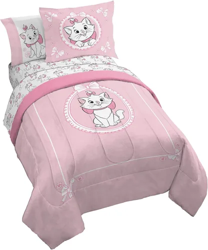 Miniatura 61 de Jay Franco Wednesday Addams - Juego de edredón tamaño individual, ropa de cama de 5 piezas, incluye juego de sábanas y fundas de almohada, ropa
