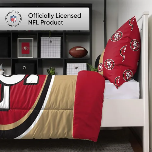 Miniatura 2 de FOCO Unisex-Adult NFL Team Logo Bed in a Bag Comforter Bedding 3-Piece Set