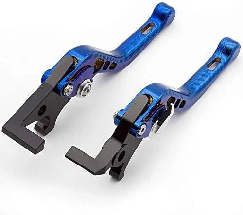 Miniatura 5 de FXCNC Palancas de embrague de freno ajustables cortas para motocicleta, con textura 3D, compatibles con FZ1 FAZER 2006-2015, FZ8 2011-2015, FZ6R/XJ6