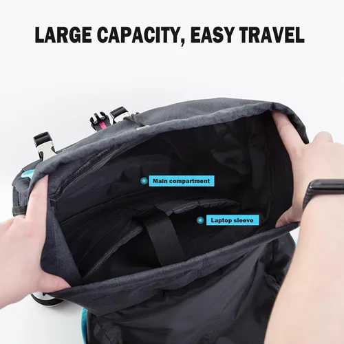 Miniatura 6 de Mochila de anime serie de colaboración para Hatsune Miku, mochila de viaje Techwear de 22L, mochila para mujeres y hombres Miku - Mochila de 22 l