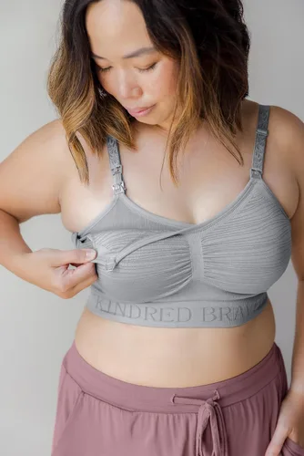 Miniatura 22 de Kindred Bravely Sublime Pumping Bra Hands Free, Adjustable Pumping & Nursing Bra with EasyClip for All Breast Pumps
