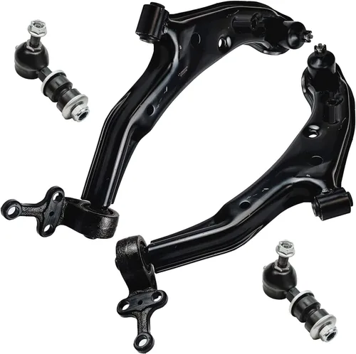 Miniatura 172 de Detroit Axle - Brazos de control superiores traseros para Chrysler 300 Dodge Challenger Charger Magnum, reemplazo del conjunto de brazos de control