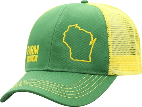 Miniatura 137 de John Deere Gorra de béisbol con logotipo y malla trasera con contraste, para hombre