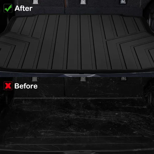 Miniatura 6 de Alfombrillas para Honda Civic Gas Sedan 2006-2011, alfombrilla mejorada para maletero para todo tipo de clima, revestimientos de suelo TPE