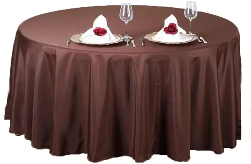 Miniatura 9 de BalsaCircle – Mantel redondo para bodas, de poliéster, 108 pulgadas, Manzana Verde (Apple Green)
