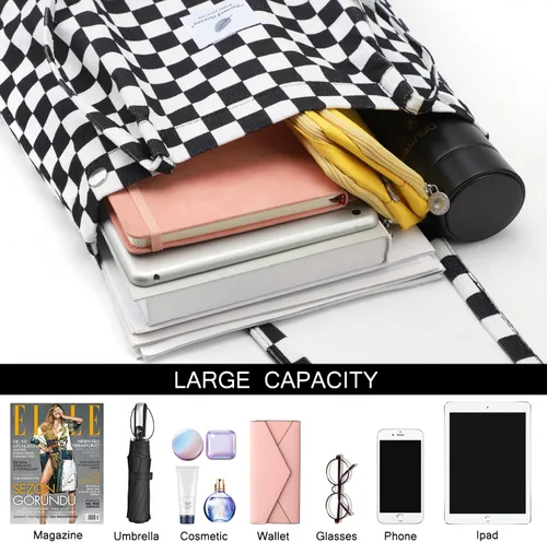 Miniatura 145 de Ayieyill - Bolsa de pana para mujer y niña, con correa de lona para colgar al hombro, bolsa con bolsillo