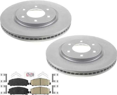 Piezas de repuesto para pastillas de freno de disco con revestimiento frontal Nissan Titan 2017-2023