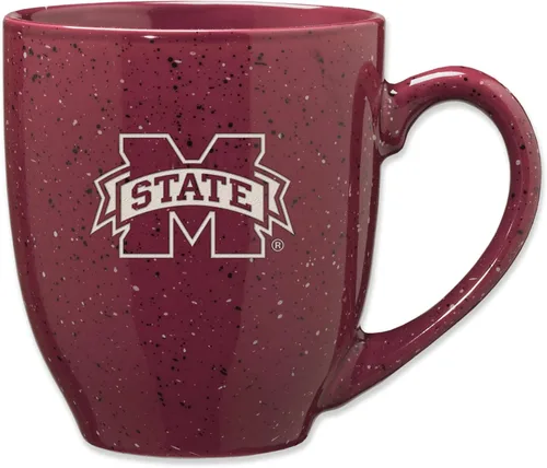 Miniatura 214 de Rico Industries NCAA Virginia Tech Hokies Maroon - Taza de café de cerámica grabada con láser, color del equipo, 16 onzas