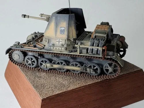 Miniatura 14 de Italeri 6577S 1:35 Panzerjager I Ger Hunter Edificio, Construcción, Fabricación de modelos de soporte, manualidades, aficiones, pegado, plástico