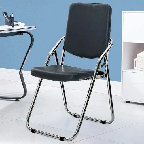 Miniatura 2 de Silla plegable para el hogar, oficina, estudio, entrenamiento, silla de espalda, taburete portátil, silla de computadora, silla de comedor