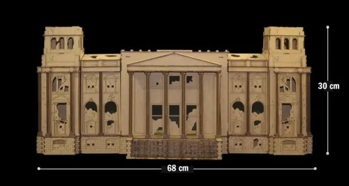 Miniatura 4 de Italeri 6195S Juego de batalla 1:72 1945 Fall of the Reichs, edificio, fabricación de modelos de soporte, manualidades, pasatiempos, pegado, kit