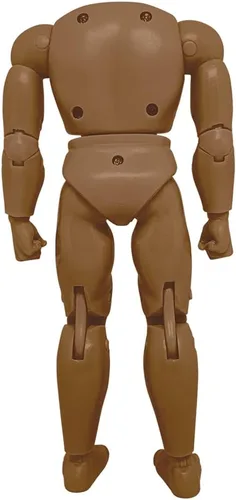 Miniatura 2 de Figures Toy Company Cuerpo muscular retro tipo S de 8 pulgadas (afroamericano)