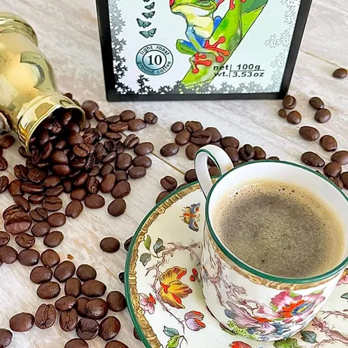 Miniatura 8 de Bolsas de café de goteo costarricenses molido de tostado medio (paquete de 10) – 100% granos arábica frescos, cultivados a la sombra y de origen