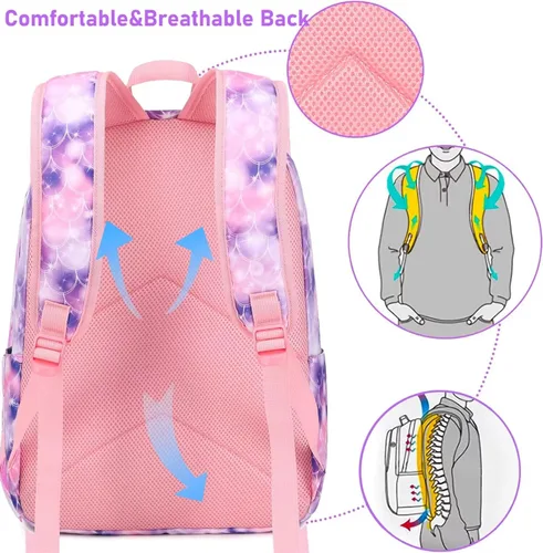 Miniatura 3 de Mochilas escolares para niñas, niños y adolescentes