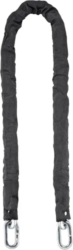 Miniatura 8 de THIRARD Cerradura de cadena resistente – Acero endurecido de 3.94 pies, eslabones resistentes a cortes de 0.394 in, revestimiento de PVC resistente