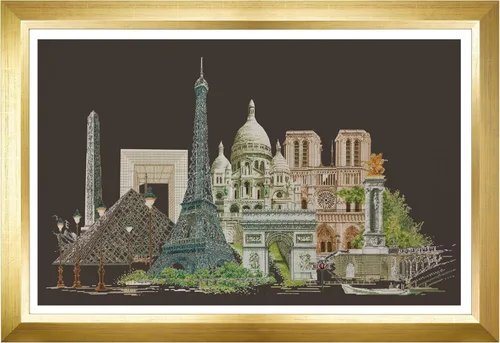 Miniatura 18 de Thea Gouverneur - Kit de punto de cruz con cuentas - City Street Amsterdam - Aida - 16 unidades - Kits de bordado para adultos - Manualidades