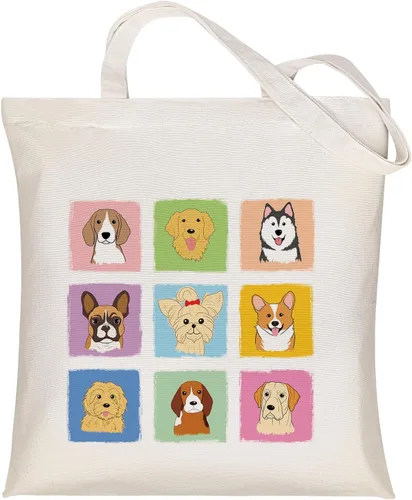 Miniatura 8 de Bolsa de lona Louise Maelys para mujer, linda estética cardenal, de algodón, para compras, regalo para mujeres, bolsas de comestibles reutilizables