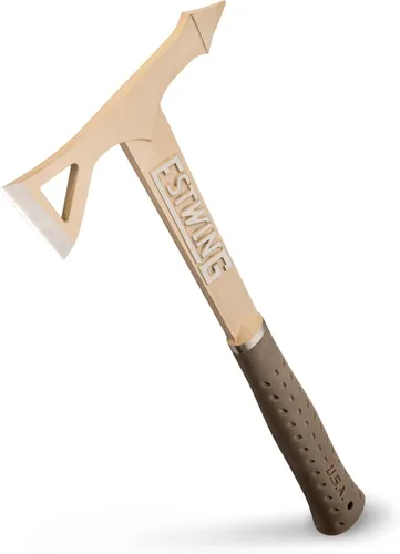 Miniatura 10 de ESTWING Hacha Tomahawk - Hacha ligera de 16.25 pulgadas con construcción de acero forjado y agarre de reducción de golpes - E6-TA Azul