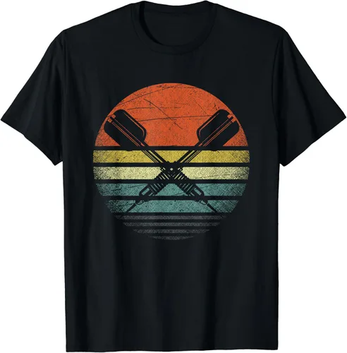Miniatura 2 de Vintage Darts Arrows Sunset Pub Retro Dart Lover - Camiseta, Negro, S