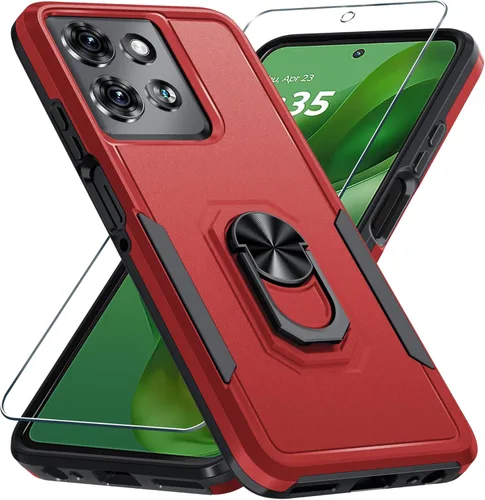 Miniatura 23 de Janmitta - Funda compatible con Moto G 5G 2023 con protector de pantalla, cubierta protectora de cuerpo completo resistente a prueba de golpes