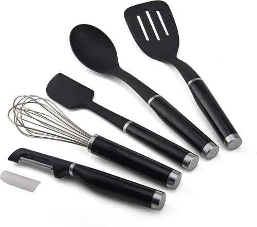 Miniatura 3 de KitchenAid Juego de herramientas y artilugios clásicos, 15 piezas, negro