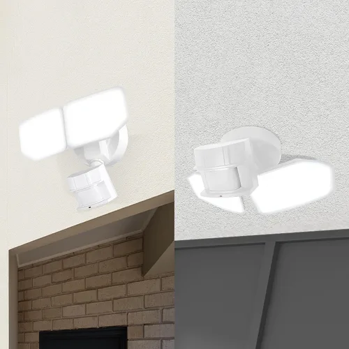 Miniatura 7 de Focos de seguridad LED de 30W con sensor de movimiento al aire libre, 180 grados, 2600 lm, 5100 K, resistente al agua ETL, foco detector