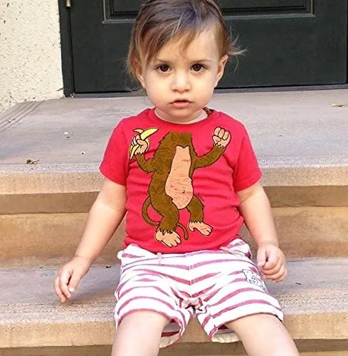 Miniatura 7 de Become a Land Animal or Character Super Soft Short Sleeve Tee for Baby, Infant + Toddler (06M-6T)