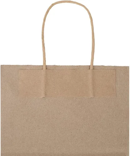 Miniatura 5 de Bolsas de papel kraft de tamaño mediano de 7.9 x 4.3 x 10 pulgadas con asas, a granel, bolsas de regalo Bagmad, para decorar a tu gusto, compras