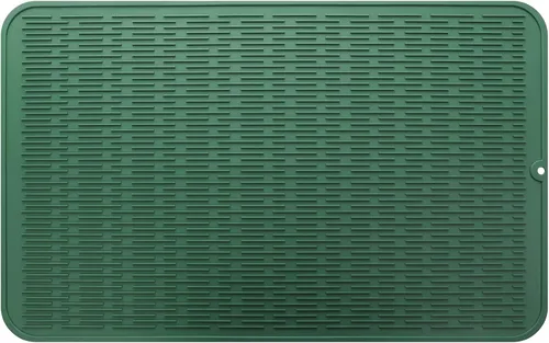 Miniatura 92 de MicoYang Alfombrilla de silicona para secado de platos para múltiples usos, fácil de limpiar, ecológica, resistente al calor, alfombrilla