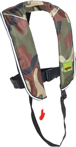 Miniatura 8 de Top Safety - Chaleco salvavidas para niños con silbato – Chaleco salvavidas delgado inflable automático PFD para niños y jóvenes – Navegación Pesca