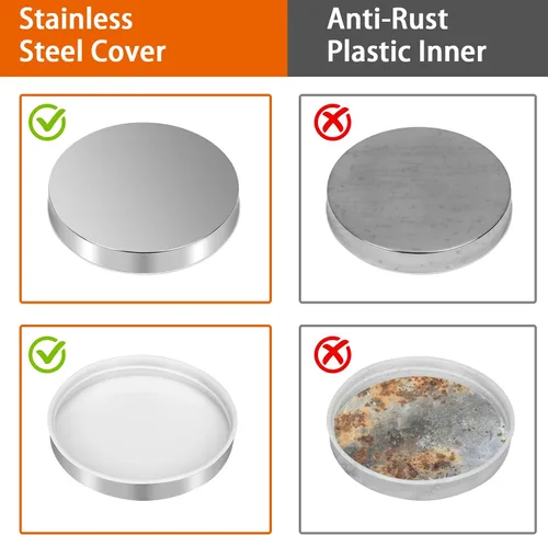 Miniatura 5 de Moretoes Dispensador de bebidas de vidrio de 1 galón para fiestas, dispensador de bebidas para jugo y té helado, tarro hermético de vidrio para té