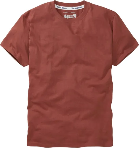 Miniatura 3 de Charles Wilson Paquete de 5 camisetas de peso medio con cuello redondo para hombre