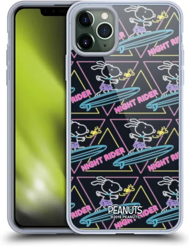 Miniatura 64 de Head Case Designs Peanuts Tropical Surf Snoopy Aloha Disco Gel Funda con licencia oficial [protección de grado militar] compatible con Apple iPhone