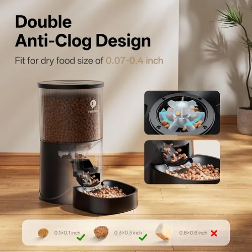 Miniatura 7 de PETULTRA Comedero automático para gatos con cámara: alimentador automático para mascotas WiFi 5G Alimentación cronometrada precisa con video HD