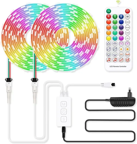 Miniatura 8 de Controlador LED SP611E Aplicación de música Bluetooth para WS2811WS2812 Tira de luz LED direccionable IR38 teclas DC5V 24V Multicolor