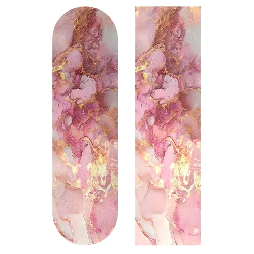 Miniatura 11 de Cinta de Agarre Japonesa con Diseño de Flores para Longboard Cinta de Agarre Deportes Exterior Negro Blanco Skateboard Cinta de Agarre, cinta