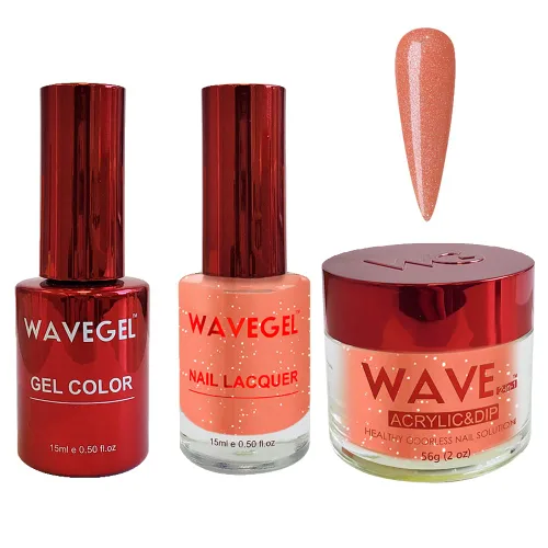Miniatura 9 de WAVEGEL - Juego de gel de remojo, laca de uñas y polvo acrílico y polvo de inmersión a juego - Colección Queen - #015 Noble Men