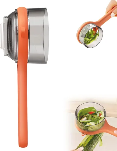 Miniatura 7 de Pelador de Verduras con Contenedor, 2025 Nuevo con Caja de Almacenamiento Cocina Pelador Especial de Frutas, Herramienta Multifuncional 2 en 1