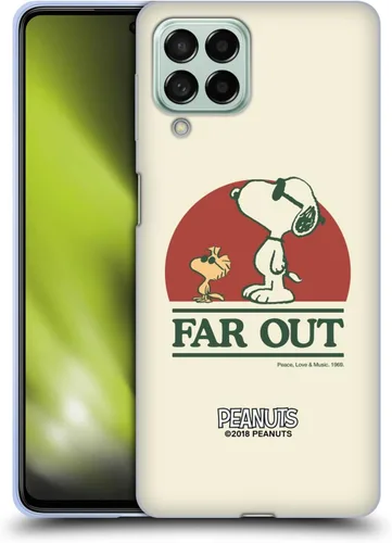 Miniatura 23 de Head Case Designs Funda de gel Woodstock 50th con licencia oficial de Peanuts Snoopy Guitar 1969 [protección de grado militar] compatible