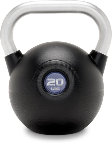 Miniatura 10 de Marcy Pesa rusa recubierta de poliuretano, pesas individuales de 10 a 40 libras con mango de acero texturizado, base plana, entrenamiento de fuerza